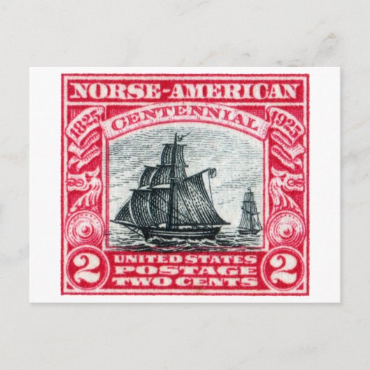 1925 Noordse Amerikaanse Stamp Briefkaart (Voorkant)
