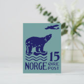 1925 Noors Polair Beer Briefkaart (Staand voorkant)