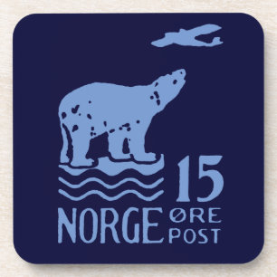 1925 Noors Polair Beer Drankjes Onderzetter