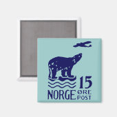 1925 Noors Polair Beer Magneet (Voorkant / Achterkant)