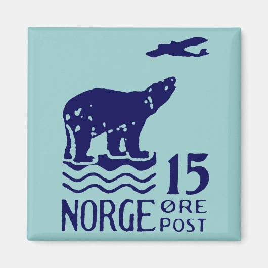 1925 Noors Polair Beer Magneet (Voorkant)