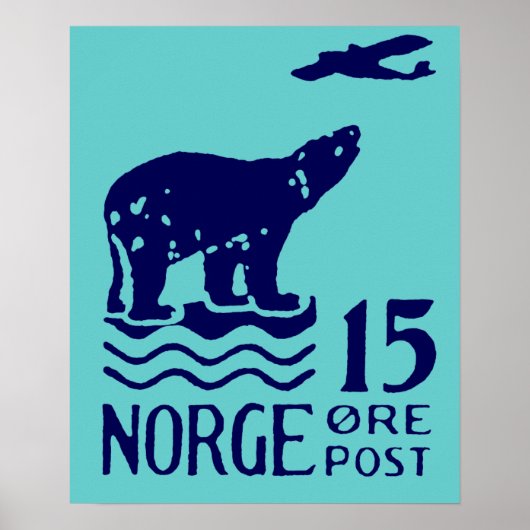 1925 Noors Polair Beer Poster (Voorkant)