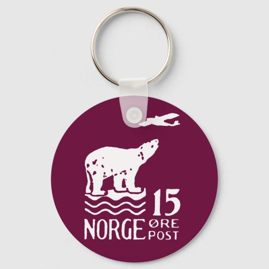 1925 Noors Polair Beer Sleutelhanger (Voorkant)