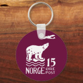 1925 Noors Polair Beer Sleutelhanger (Voorkant)