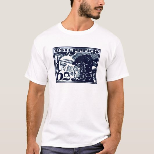 1925 Oostenrijkse luchtpost T-shirt (Voorkant)