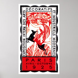 1925 Paris Art Deco Poster
