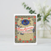 1925 Superior Eau de Cologne-parfum Briefkaart (Staand voorkant)