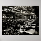 1925-testmodellen voor automatische motoren poster (Voorkant)