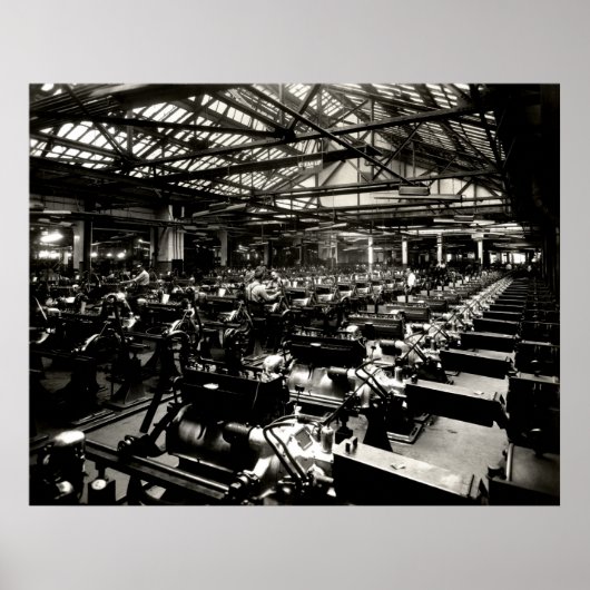 1925-testmodellen voor automatische motoren poster (Voorkant)