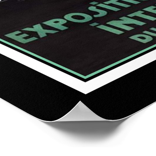 1925 Uitleg Parijs Poster (Hoek)