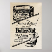 1925 Vintage Coffee Ad Poster (Voorkant)