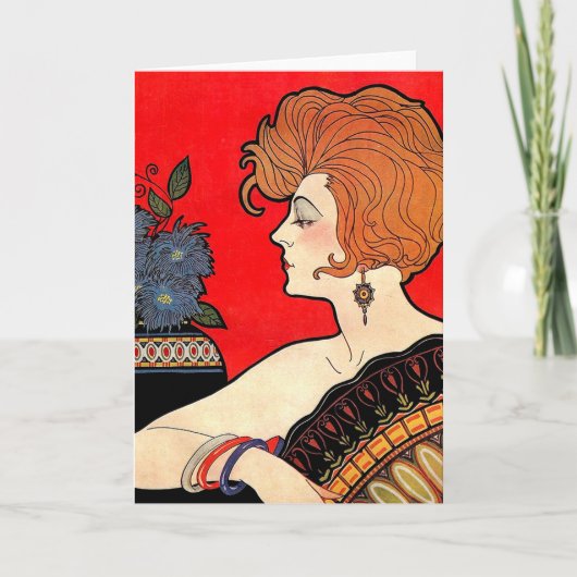 1925 vrouw kaart (Voorkant)