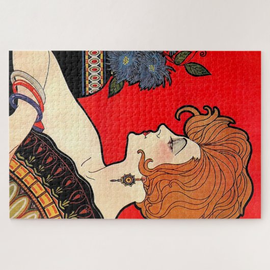 1925 vrouw legpuzzel (Horizontaal)