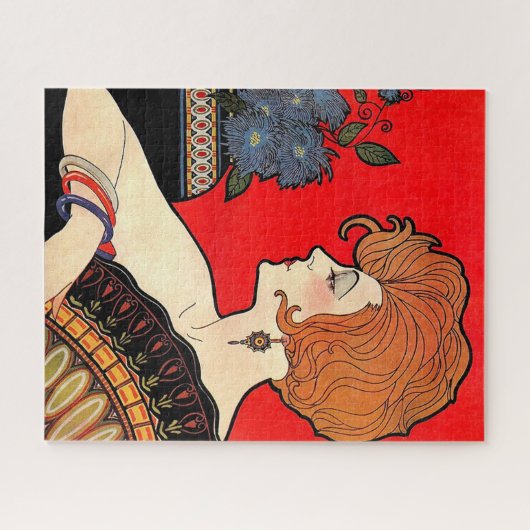 1925 vrouw legpuzzel (Horizontaal)