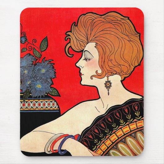 1925 vrouw muismat (Voorkant)