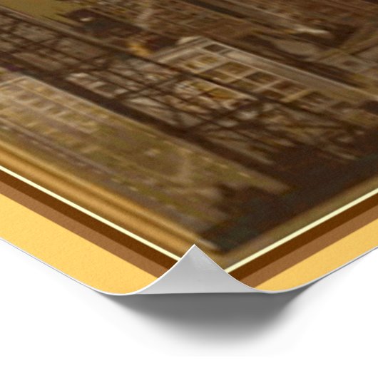 1926 Art Deco Radio Broadcast Hoesje 11x14 Poster (Hoek)