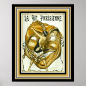 1926 Deco La Vie Parisienne Madrigal Poster (Voorkant)