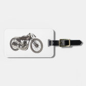 1926 Garelli-racemotorfiets Bagagelabel (Voorkant horizontaal)