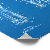 1926 Golf Club Caddy Bag Design Patent Art Print (Hoek)