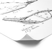 1926  Golf Club Head Patent Art Print (Hoek)