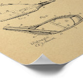 1926  Golf Club Patent Art Print (Hoek)