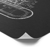 1926 Het vouwen Kunsttekentekening van het Kunstpa Poster (Hoek)