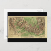 1926 Kaart van het Nationaal Park Arizona van Gran (Voorkant / Achterkant)