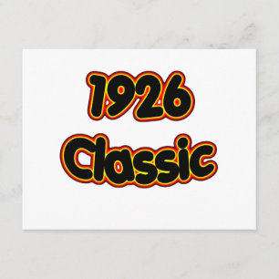 1926 Klassiek Kaart
