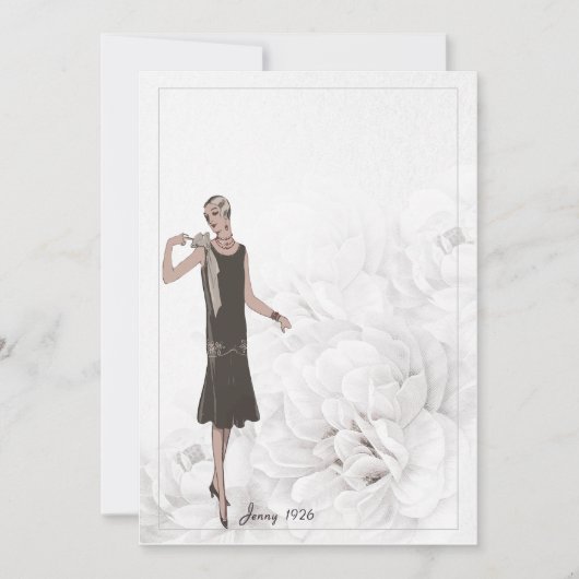 1926   Mode briefpapier Bedankkaart (Voorkant)