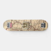 1926 New Mexico Map of Historic Route 66 Skateboard (Horizontaal)