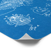 1926  Pistool Kunsttekentekening  Poster (Hoek)