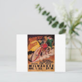 1926 Racing Poster Briefkaart (Staand voorkant)