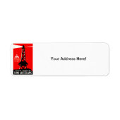 1926 Radio + Omroep Poster Etiket (Voorkant)