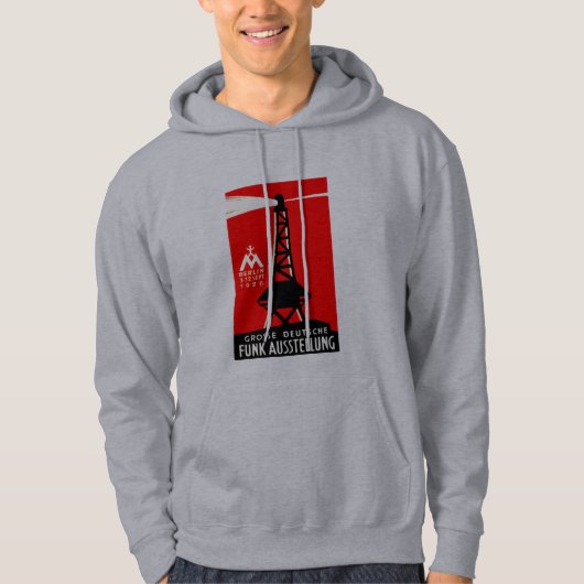 1926 Radio + Omroep Poster Hoodie (Voorkant)