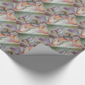 1926  roze roze erwten Georgia O'Keefe Cadeaupapier (Hoek)