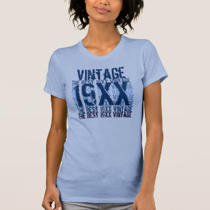 1927 80ste - 90ste verjaardag van de blauwe hemel t-shirt