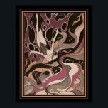 1927 Art Deco Psychedelic Fairy Print<br><div class="desc">Grote Braziliaan, Psychedelic Deco Fairy Print van John Carlos -1927. Beschikbaar in 4 maten.</div>