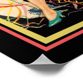 1927 Art Deco Reigen Cabaret Hoesje Poster (Hoek)