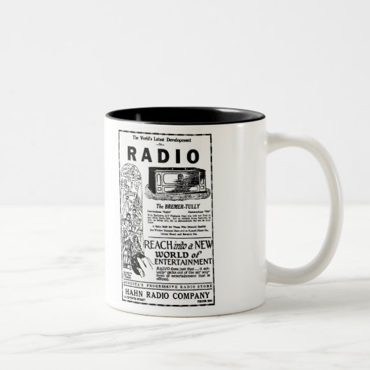 1927 Bremer Tully Radio en Mok (Rechts)