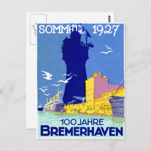 1927 Bremerhaven Duitsland Briefkaart