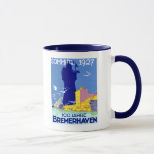 1927 Bremerhaven Duitsland Mok