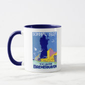 1927 Bremerhaven Duitsland Mok (Links)