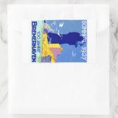 1927 Bremerhaven Duitsland Rechthoekige Sticker (Tas)