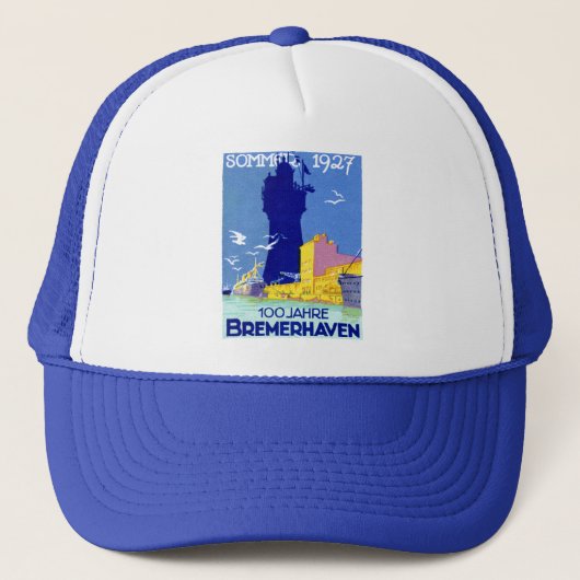 1927 Bremerhaven Duitsland Trucker Pet (Voorkant)