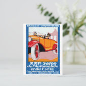 1927 Brussels Automotive Expositie Briefkaart (Staand voorkant)