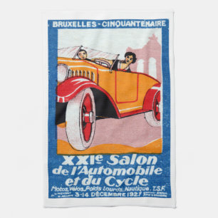 1927 Brussels Automotive Exposition Theedoek