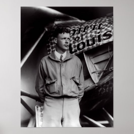 1927 CHARLES LINDBERGH POSTER (Voorkant)