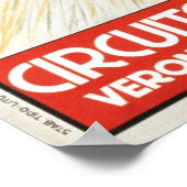 1927 Circuito del Pozzo Verona Auto Race Poster (Hoek)