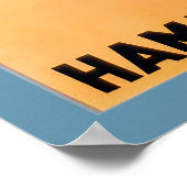 1927 Hamburg naar New York Ship Poster (Hoek)