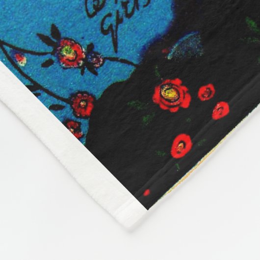 1927 Het Fulton Theater-programma dekt kunst Fleece Deken (Hoek)